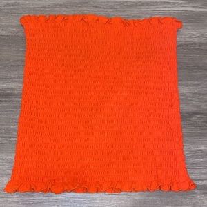 Orange tube top